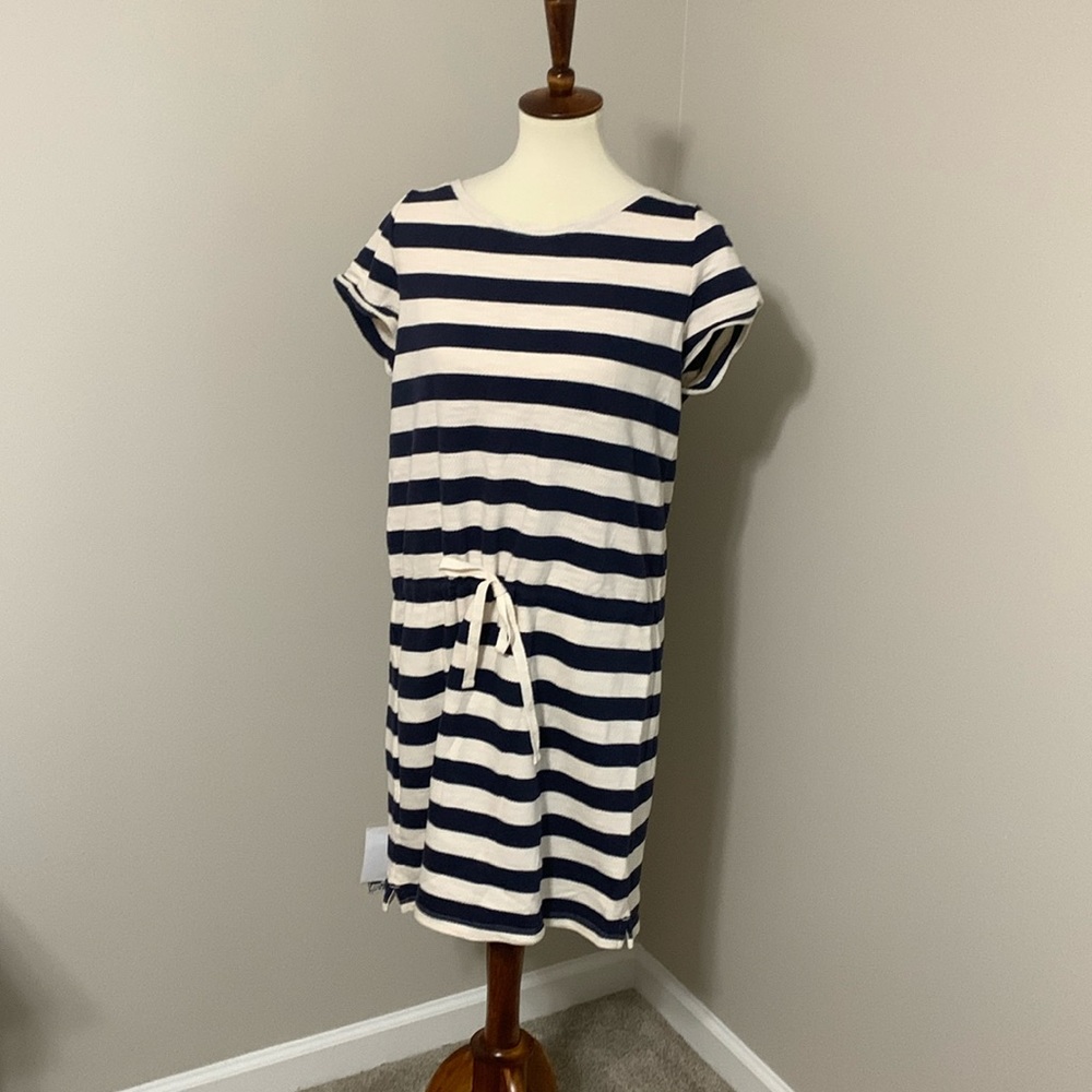 NWT navy striped dress